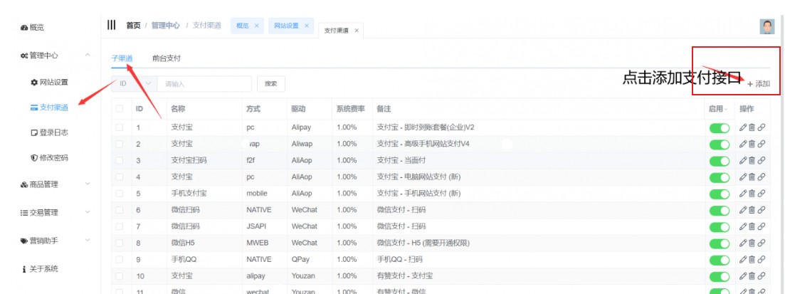 风铃发卡对接彩虹通用易支付教程 2.jpeg 风铃发卡对接彩虹通用易支付教程 2.jpeg